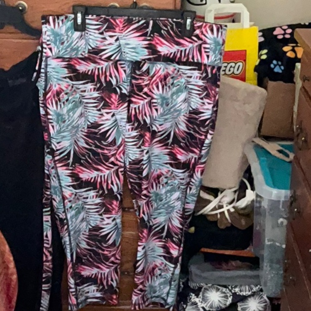 Tropical Print Kids Leggings